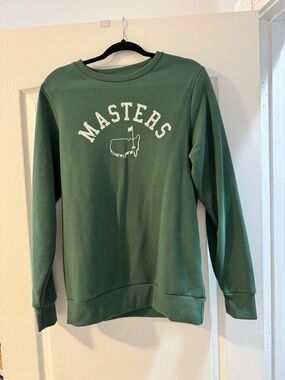 Masters Forest Green Crewneck with White Logo